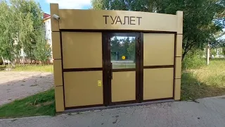 В общественный туалет в городе Урай, ХМАО страшно заходить, а открывал его лично глава Закирзянов!