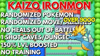 KINGDRA ON THE RUN! THE HARDEST POKEMON CHALLENGE (KAIZO IRONMON FIRERED)