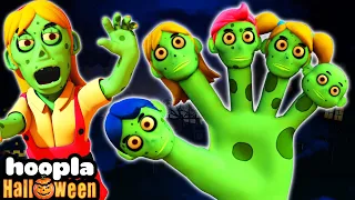 Spooky Finger Family | Zombie Song For Kids | Hoopla Halloween