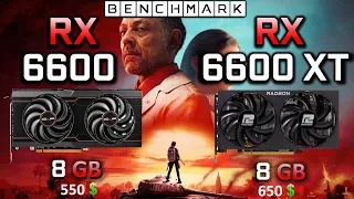 RX 6600 vs RX 6600 XT // Test in 8 Games // 1080p, 1440p