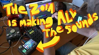 Making an 8-bit like song with ZOIA and Faderfox EC4 and stuff…