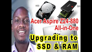 Acer Aspire Z24-880 Upgrade SSD & RAM