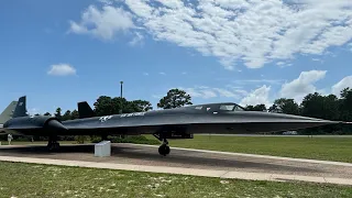 Vintage U.S. Air Force planes at Eglin AFB in Destin, Florida in May of 2024