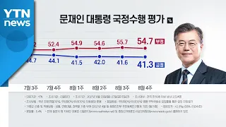 문 대통령 지지율 소폭 하락 41.3%...4주 연속 40%대 초반 / YTN