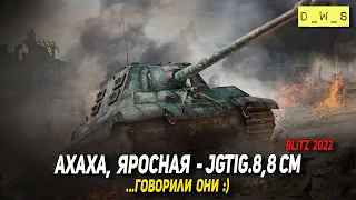 Яростная JgTig.8,8 cm - говорили они в Wot Blitz | D_W_S