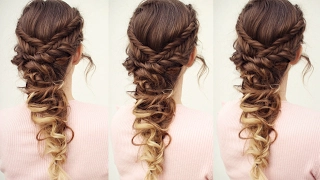 Princess Cascading Hairstyle | Cascading Hairstyle Idea | Braidsandstyles12