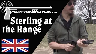 Sterling SMG at the Range