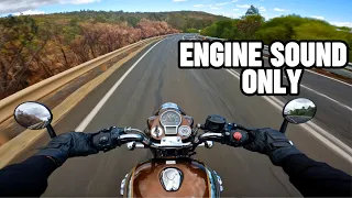 Relaxed Country Ride | Royal Enfield Classic 350 Sound [RAW AUDIO]