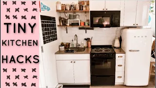 TINY KITCHEN HACKS - How to Organize