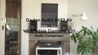 Dayton Audio B652 Air - Wharfedale Diamond 220 - Comparison - Sound Demo