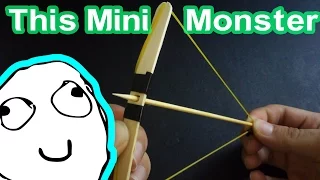 How to Make Mini Bow and Arrow | Popsicle Sticks Bow Gear Lab