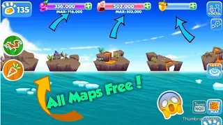 How To Unlock All Maps For Free In Ice Age Adventures | Unlimited Acorns And Berries!