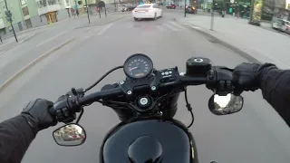 Pure sound of Vance and Hines Short shots, Harley Davidson Sportster 48...