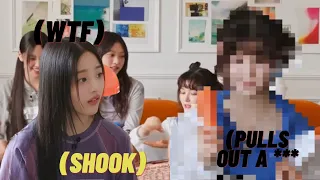 Minji’s reaction to the most hilarious thing Danielle brought with her