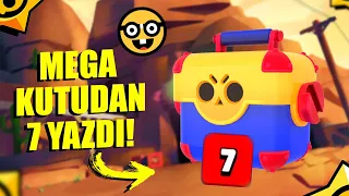 YUH!!! MEGA KUTUDAN 7 YAZDI!!! 😱 Brawl Stars