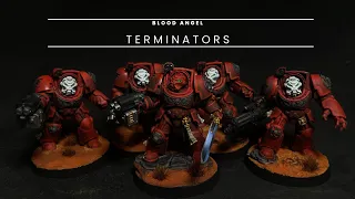 Painting the Leviathan Terminators as Blood angels