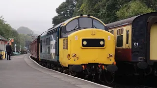 Class 37 (37264) departing from Grosmont Station (NYMR) 16.08.2022.