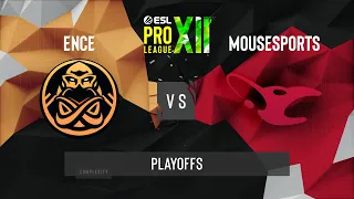 CS:GO - Mousesports vs. ENCE [Train] Map 2 - ESL Pro League Season 12 - Playoffs - EU