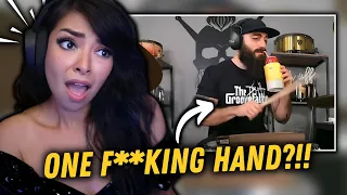 ONE F**KING HAND?!! | El Estepario Siberiano - ONE HANDED DRUMMING VOL.1 | FIRST TIME REACTION