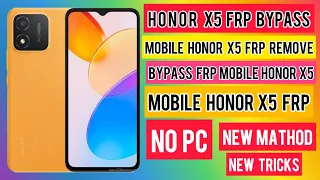 HONOR X5 FRP Bypass new method 2023حذف گوگل اکانت honor VNA-LX2