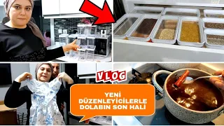 DOĞUM GÜNÜ HEDİYESİ GELDİ⁉️10 TANE DÜZENLEYİCİ ALDIM❓ERZAK DOLABIMI DÜZENLEDİM⁉️DOLABI AT ❌SON HALİ