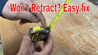 How to fix a tape measure