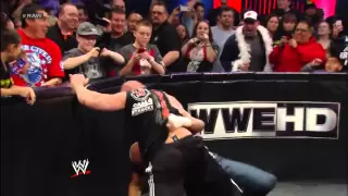 Triple H and Brock Lesnar get involved in a fight between Mr. McMahon and Paul Heyman: Raw, Feb. 25,