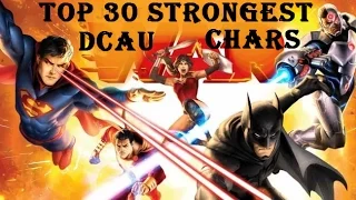 Top 30 Strongest DC Animated Movies Characters