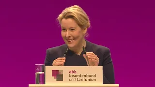 Gewerkschaftstag 2022: Rede von Franziska Giffey