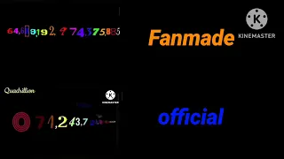 Numbers 1 to decillion fanmade vs official