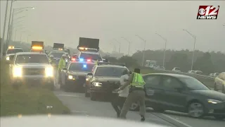 Video shows FHP trooper pushing man out of way before being struck by car