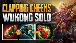 CLAPPING CHEEKS! Sun Wukong Solo Gameplay (SMITE Conquest)