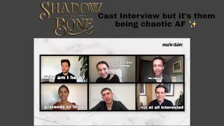 Shadow & Bone Cast Interview But It's Them Being Chaotic AF ✨