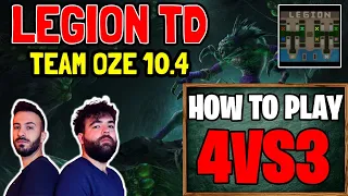 How To Play 4v3 - Warcraft 3 Reforged - Legion TD OZE 10 4