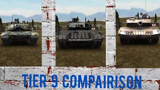 M1A2 vs T14 vs 2A7+ Tank Comparison