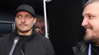 WOW! OLEKSANDR USYK STORMS OUT OF INTERVIEW AS HE REFUSES TO SEND A MESSAGE OR RESPOND TO TYSON FURY