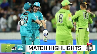 Heazlett leads Heat comeback to end Thunder's season | KFC BBL|10