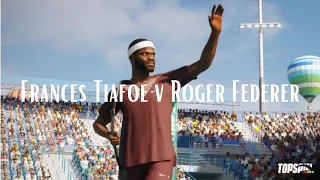 First Official Gameplay of Frances Tiafoe & Roger Federer  | TopSpin 2K25