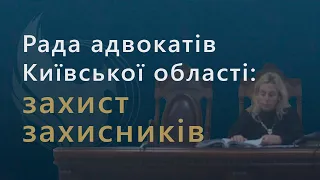Рада адвокатів Київської області: захист захисників