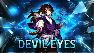 Devil Eyes - Kokushibo 🌀 Demon slayer AMV/edit Alight Motion (free Project File)