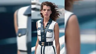 Chanel Cruise Marseille2024/2025 with Charlotte Casiraghi