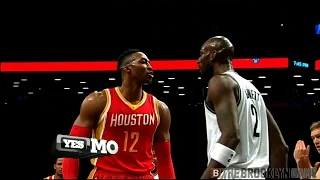 Dwight Howard, Kevin Garnett fight -- Nets/Rockets 1/12/2015