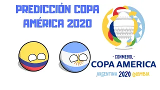 PREDICCIÓN COPA AMÉRICA 2020 ARGENTINA-COLOMBIA | COUNTRYBALLS