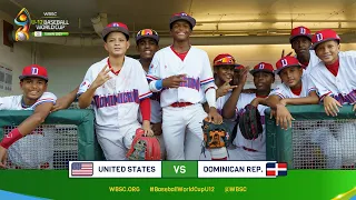 HIGHLIGHTS –USA vs. Dominican Republic – WBSC U-12 Baseball World Cup