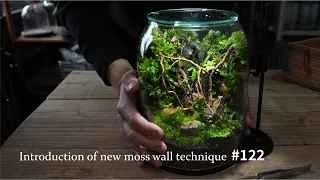 [Moss wall new technique] Making a jungle moss terrarium #122