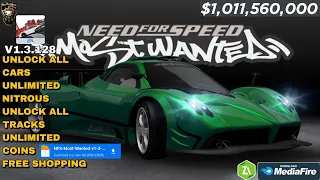 Need For Speed Most Wanted Mod V1.3.128 Unlock All Cars Unlimited All Gameplay