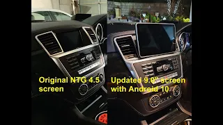 Mercedes-Benz ML350  W166 Android Screen Installation