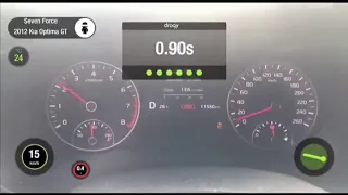 Kia Optima GT Stage 1 Разгон 0-100 км/ч top speed