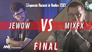 JEWOW VS MIXFX | Campeonato Nacional de Beatbox 2021 🇵🇹 | Final