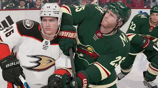 Minnesota Wild vs Anaheim Ducks - NHL Today 1/14/2022 Full Game Highlights - NHL 22 Sim